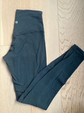 Lululemon Dark Teal High-Rise Align Leggings